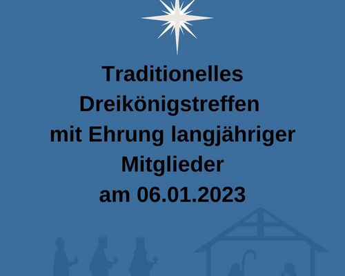 Traditionelles Dreikönigstreffen am 06.01.2023