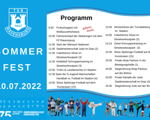 Sommerfest - Programm 