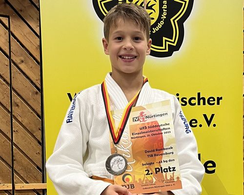 David Rambosek ist Süddeutscher Vizemeister