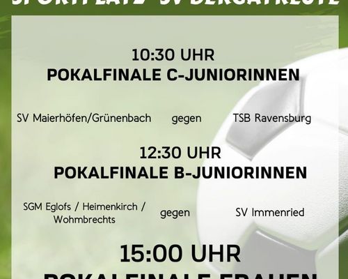 TSB steht im Bezirkspokal Finale